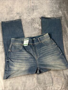 NWTS Terra & Sky Medium Tint Wash Bootcut Pull On Jeans  Sz 1X 16W/18W